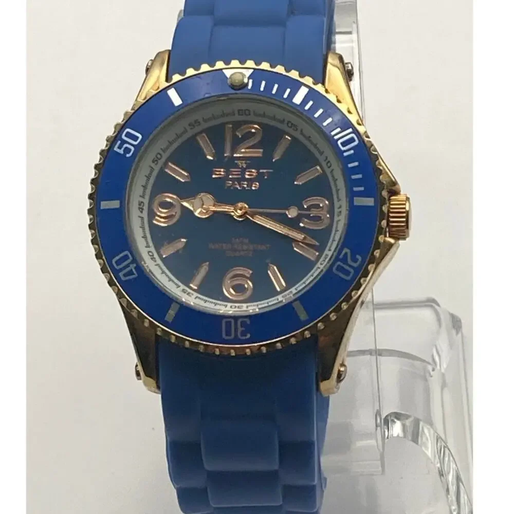 W Best Paris Limited Edition Mens Womens Watch 38mm - New Battery -Adjustable WR